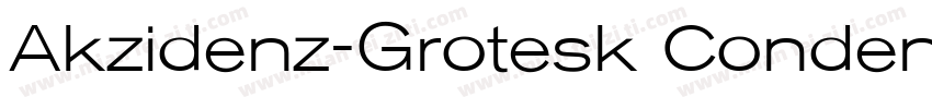Akzidenz-Grotesk Condensed BQ字体转换